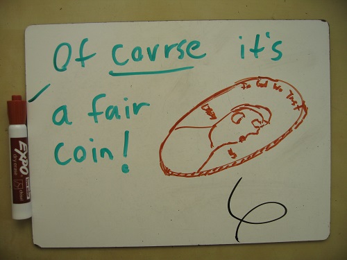 You meant "fair" like "pretty," right?