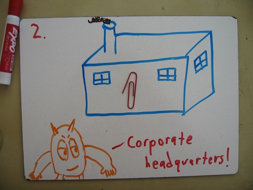 "What do you want to be when you grow up?" "A corporation!"