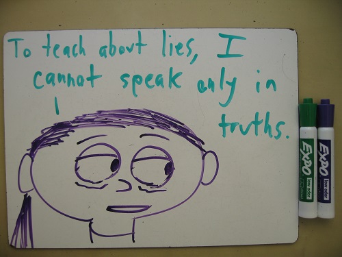 A great line... for liars.