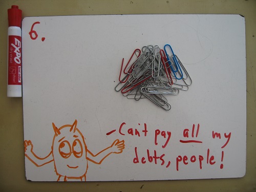 By the way, can I borrow $20?