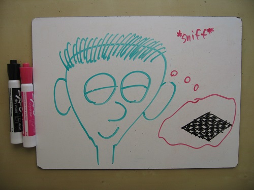 The sweet smell of... uh... visual contrasts.