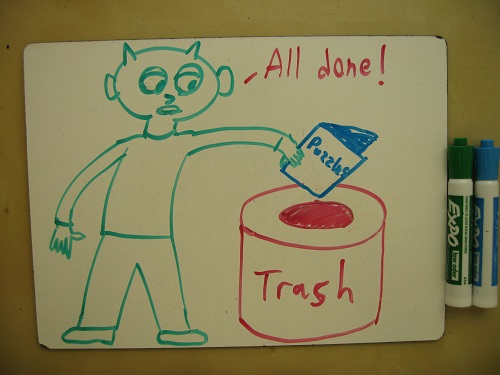 A puzzle that you've solved is no longer a puzzle.