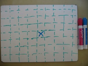 Since this world is infinite, it doesn't really matter where you start.