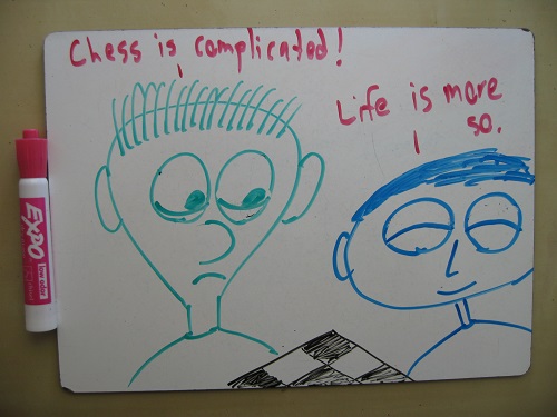 Touche, poorly illustrated blue Zhi. Touche.