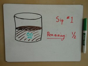 Really, that's less a "sip" and more a "chug! chug!"