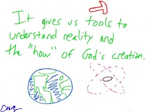 I guess the "when" and "where" of God's creation are less interesting questions. (Answers: Now. Right here.)