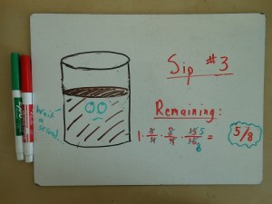 Green-Faced Coffee Creature sees a hope for escaping death...