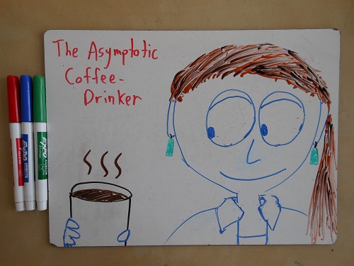 This is, embarassingly, my worst portrait ever. She looks nothing like this. Her skin isn't even blue!