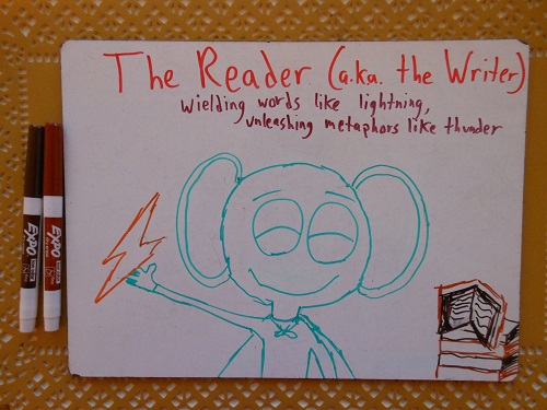 The Zeus of the literature department. (You thought the Zeus of the literature department was Zeus? Think again.)