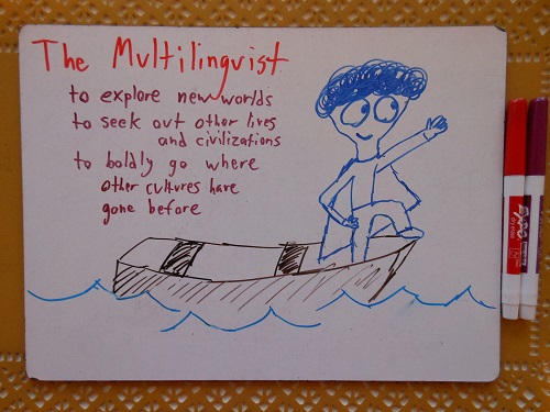 "Where no one has gone before" always seemed a little provincial to me, as an outlook. You meet aliens everywhere you go! The aliens have been there for years, man.