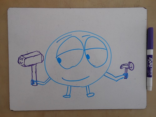 Tools have angry faces, and toys have happy faces. Okay, good lesson, see you tomorrow.