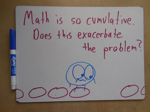 Unhappy Math Anxiety, Mathematics, and Words of Kindness – Math with Bad Drawings