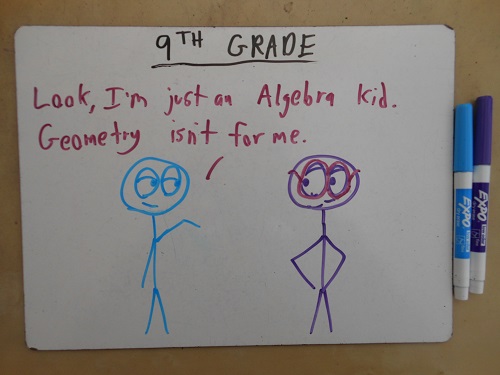 Tune in to next week's comics for more thrilling adventures of... Algebra Kid! (TM)