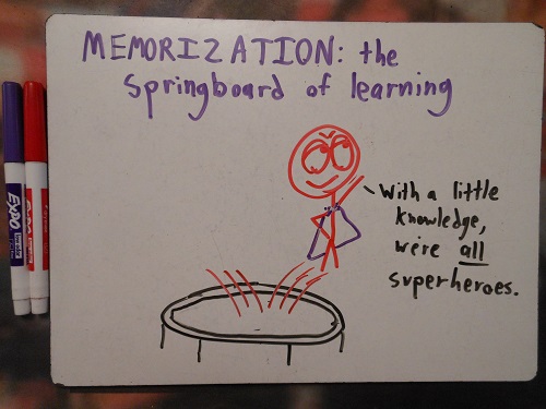 A trampoline may not make us superheroes, but it makes us more fun to hang out with.