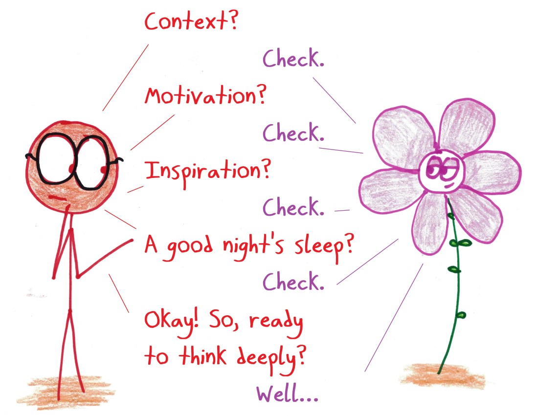 It's always creepy when your students are as tall as you.