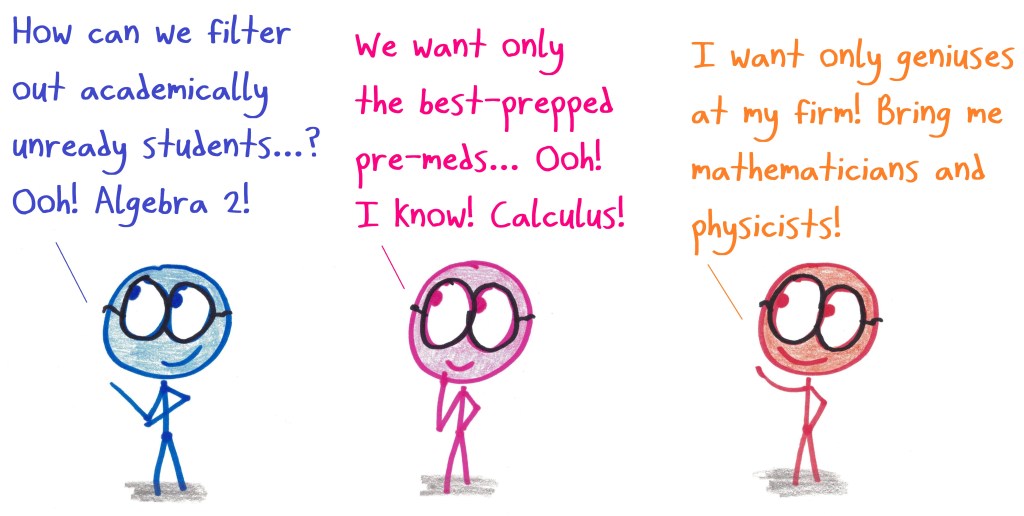 Math Is Gatekeeping The Reluctant Gatekeeper – Math with Bad Drawings