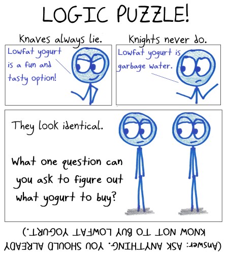 2019.3.15 a logic puzzle about yogurt