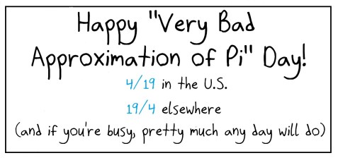 2019.4.19 bad pi approximation day