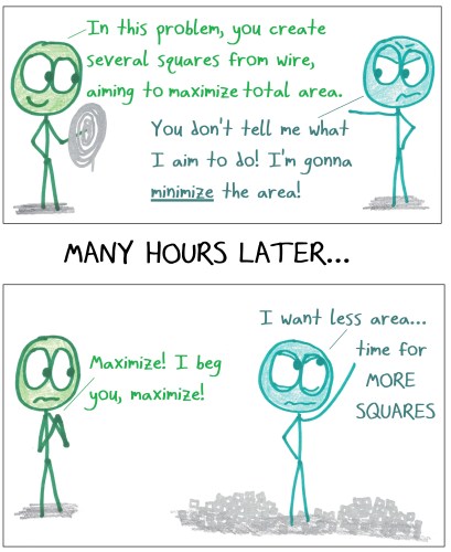 2019.4.30 maximize or minimize