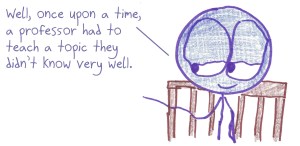 The cartoon veers into the autobiographical.