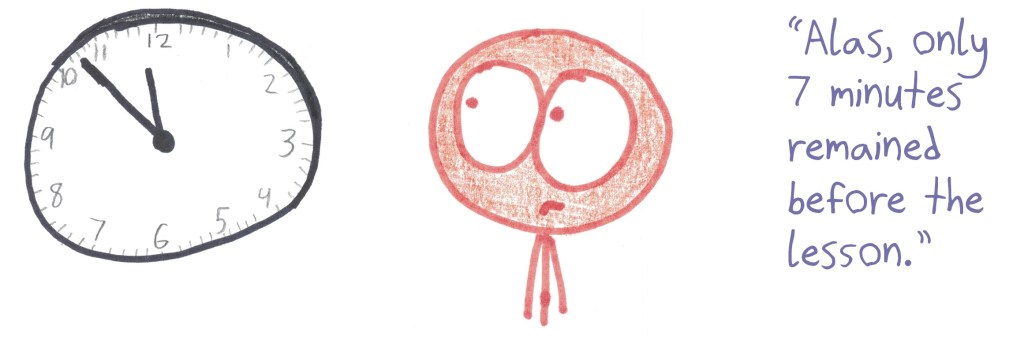 Clocks: hard to draw. You saw it here first.